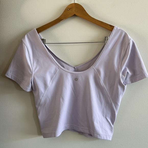 Lululemon Align Tshirt Size 12 Lavender Dew - Picture 5 of 6